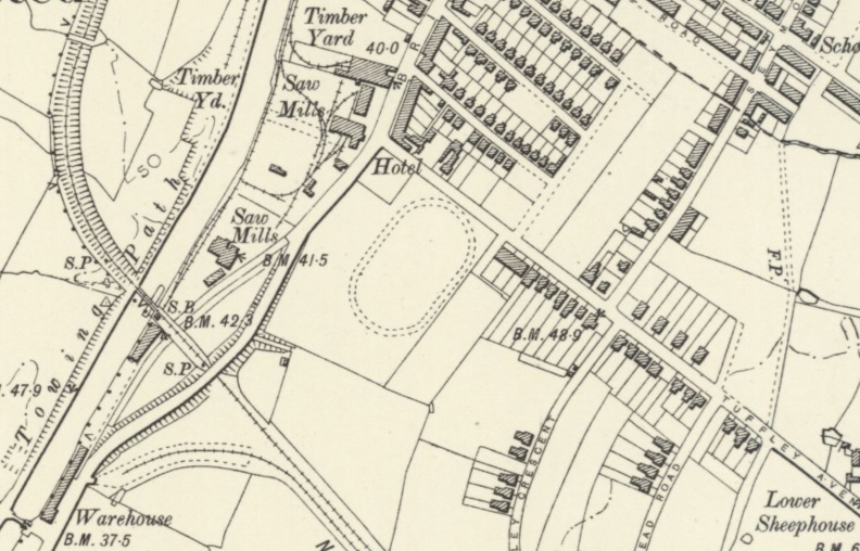 Gloucester - County Cycling Grounds : Map credit National Library of Scotland